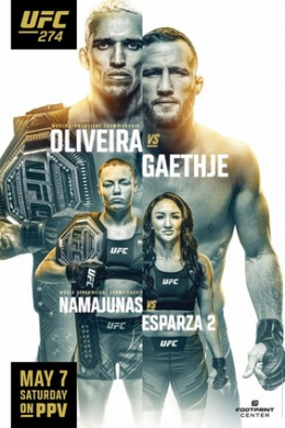 UFC 274: ОЛИВЕЙРА VS ГЕЙДЖИ прямая трансляция 8 мая 2022